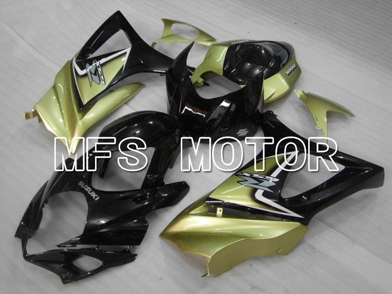 Suzuki GSXR1000 2007-2008 Injection ABS Fairing - Factory Style - Black Gold - MFS6469 - Fairings Kit