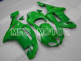 Kawasaki NINJA ZX6R 2007-2008 Injection ABS Fairing - Flame - Green - MFS6444 - Fairings Kit