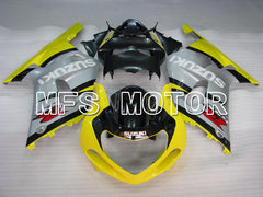 Suzuki GSXR600 2001-2003 Injection ABS Fairing - Factory Style - Gray Yellow - MFS2106 - Fairings Kit
