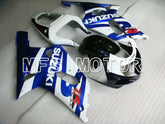 Suzuki GSXR600 2001-2003 Injection ABS Fairing - Factory Style - Black Wihte Blue - MFS2112 - Fairings Kit