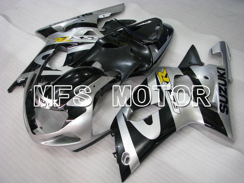 Suzuki GSXR600 2001-2003 Injection ABS Fairing - Factory Style - Black Silver - MFS2117 - Fairings Kit