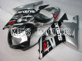 Suzuki GSXR750 2000-2003 Injection ABS Fairing - Factory Style - Black Silver - MFS6950 - Fairings Kit