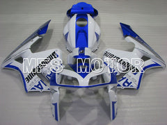 Honda CBR600RR 2003-2004 ABS Injection Fairing - PRAMAC - White Blue - MFS2122 - Fairings Kit