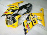 Suzuki GSXR750 2000-2003 Injection ABS Fairing - Factory Style - Black Yellow - MFS7046 - Fairings Kit