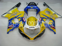 Suzuki GSXR750 2000-2003 Injection ABS Fairing - Factory Style - Black Yellow Blue - MFS6954 - Fairings Kit