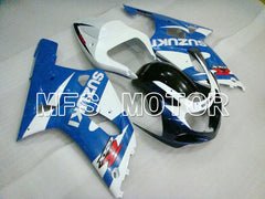Suzuki GSXR600 2001-2003 Injection ABS Fairing - Factory Style - White Blue - MFS2171 - Fairings Kit
