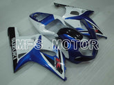 Suzuki GSXR750 2000-2003 Injection ABS Fairing - Factory Style - White Blue - MFS6983 - Fairings Kit