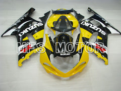 Suzuki GSXR750 2000-2003 Injection ABS Fairing - Factory Style - Black Yellow - MFS6991 - Fairings Kit