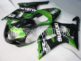 Suzuki GSXR750 2000-2003 Injection ABS Fairing - Factory Style - Black Green - MFS6993 - Fairings Kit