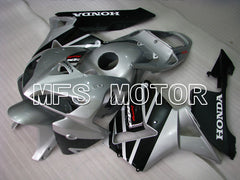 Honda CBR600RR 2005-2006 Injection ABS Fairing - Factory Style - Silver Black - MFS2194 - Fairings Kit