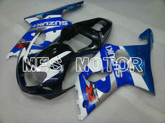 Suzuki GSXR600 2001-2003 Injection ABS Fairing - Factory Style - Black Wihte Blue - MFS2218 - Fairings Kit