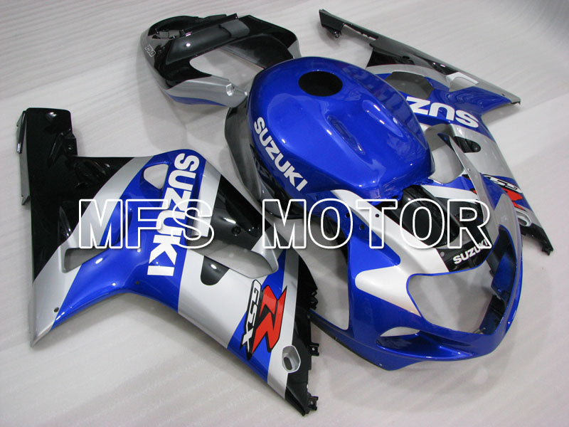 Suzuki GSXR600 2001-2003 Injection ABS Fairing - Factory Style - Black Blue Silver - MFS2221 - Fairings Kit