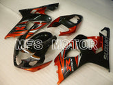 Suzuki GSXR600 GSXR750 2004-2005 Injection ABS Fairing - Factory Style - Black Red - MFS2291 - Fairings Kit