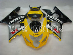 Suzuki GSXR600 GSXR750 2004-2005 Injection ABS Fairing - Factory Style - Black Yellow - MFS2311 - Fairings Kit