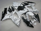 Suzuki GSXR600 GSXR750 2006-2007 Injection ABS Fairing - Corona - Black White - MFS2326 - Fairings Kit