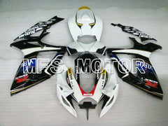 Suzuki GSXR600 GSXR750 2006-2007 Injection ABS Fairing - VIRU - Black White - MFS2370 - Fairings Kit