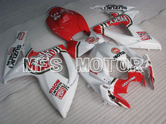 Suzuki GSXR600 GSXR750 2006-2007 Injection ABS Fairing - Lucky Strike - White Red - MFS2414 - Fairings Kit