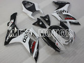 Suzuki GSXR600 GSXR750 2011-2024 Injection ABS Fairing - tyco - Black White - MFS2499 - Fairings Kit