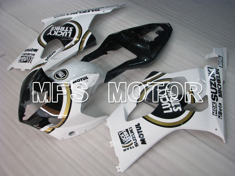 Suzuki GSXR1000 2003-2004 Injection ABS Fairing - Lucky Strike - Black White - MFS2581 - Fairings Kit
