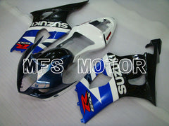 Suzuki GSXR1000 2003-2004 Injection ABS Fairing - Factory Style - Black Blue White - MFS2589 - Fairings Kit