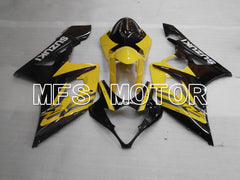 Suzuki GSXR1000 2005-2006 Injection ABS Fairing - Factory Style - Black Yellow - MFS2633 - Fairings Kit