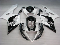 Suzuki GSXR1000 2005-2006 Injection ABS Fairing - Factory Style - Black White - MFS2646 - Fairings Kit