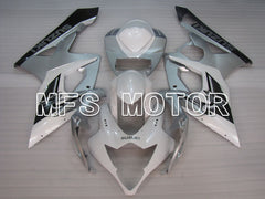 Suzuki GSXR1000 2005-2006 Injection ABS Fairing - Factory Style - White Silver - MFS2655 - Fairings Kit