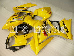 Suzuki GSXR1000 2007-2008 Injection ABS Fairing - Factory Style - Yellow - MFS2672 - Fairings Kit
