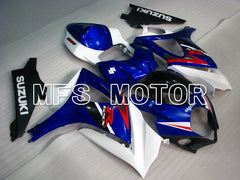 Suzuki GSXR1000 2007-2008 Injection ABS Fairing - Factory Style - White Blue - MFS2679 - Fairings Kit