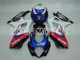 Suzuki GSXR1000 2007-2008 Injection ABS Fairing - Rockstar - White Blue - MFS2683 - Fairings Kit