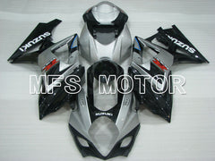 Suzuki GSXR1000 2007-2008 Injection ABS Fairing - Factory Style - Black Silver - MFS2700 - Fairings Kit