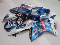 Suzuki GSXR1000 2009-2016 Injection ABS Fairing - Rockstar - White Blue - MFS2718 - Fairings Kit