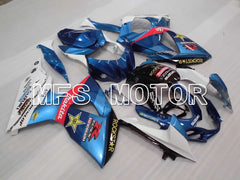 Suzuki GSXR1000 2009-2016 Injection ABS Fairing - Rockstar - White Blue - MFS2718 - Fairings Kit