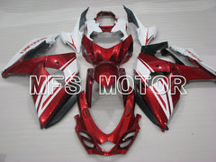 Suzuki GSXR1000 2009-2016 Injection ABS Fairing - Factory Style - White red - MFS2722 - Fairings Kit