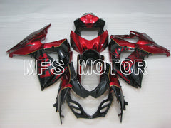 Suzuki GSXR1000 2009-2016 Injection ABS Fairing - Factory Style - Black red - MFS2730 - Fairings Kit