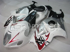Suzuki GSXR1300 Hayabusa 1999-2007 Injection ABS Fairing - Factory Style - White Silver - MFS2779 - Fairings Kit