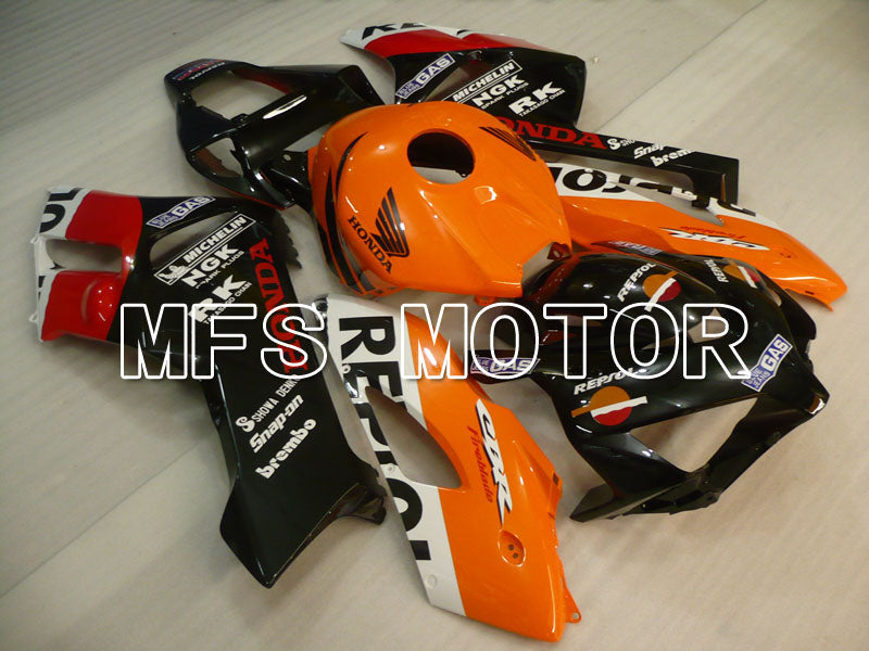 Honda CBR1000RR 2004-2005 Injection ABS Fairing - Repsol - Red Orange Black - MFS2853 - Fairings Kit