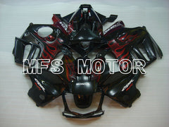 Honda CBR600 F3 1995-1996 Injection ABS Fairing - Flame - Black Red - MFS3036 - Fairings Kit