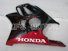 Honda CBR600 F3 1997-1998 Injection ABS Fairing - Flame - Black Red - MFS3064 - Fairings Kit