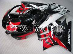 Honda CBR600 F3 1997-1998 Injection ABS Fairing - Factory Style - Black Red - MFS3066 - Fairings Kit