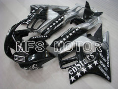 Honda CBR600 F3 1997-1998 Injection ABS Fairing - SevenStars - Black Silver - MFS3070 - Fairings Kit