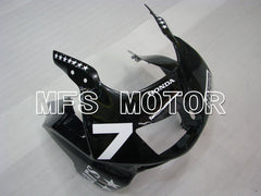 Honda CBR600 F3 1997-1998 Injection ABS Fairing - SevenStars - Black Silver - MFS3070 - Fairings Kit