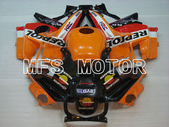 Honda CBR600 F2 1991-1994 ABS Fairing - Repsol - Black Orange Red - MFS3080 - Fairings Kit