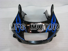 Honda CBR600 F2 1991-1994 ABS Fairing - Flame - Black Blue - MFS3085 - Fairings Kit