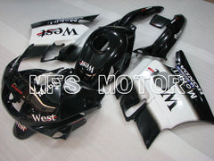 Honda CBR600 F2 1991-1994 ABS Fairing - West - Black White - MFS3109 - Fairings Kit