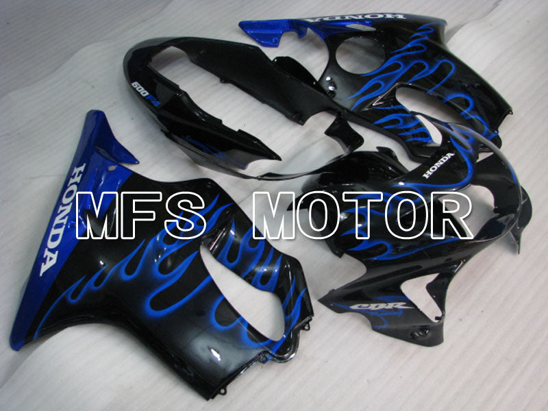 Honda CBR600 F4 1999-2000 Injection ABS Fairing - Flame - Black Blue - MFS3124 - Fairings Kit