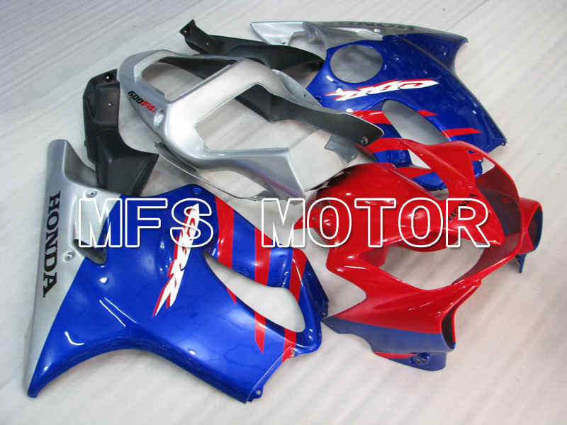 Honda CBR600 F4i 2001-2003 Injection ABS Fairing - Factory Style - Blue Red Silver - MFS3157 - Fairings Kit