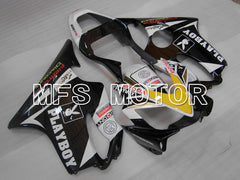 Honda CBR600 F4i 2001-2003 Injection ABS Fairing - PlayBoy - Black White - MFS3170 - Fairings Kit