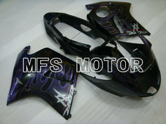 Honda CBR1100XX 1996-2007 Injection ABS Fairing - Flame - Black Purple - MFS3246 - Fairings Kit