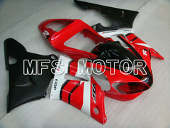 Yamaha YZF-R1 2000-2001 Injection ABS Fairing - Factory Style - Black Red - MFS3271 - Fairings Kit